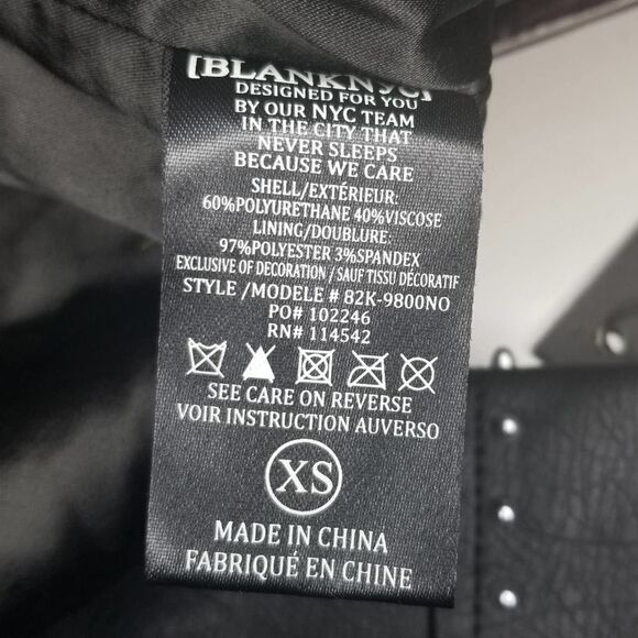 BLANKNYC Faux Leather Heartbreaker Moto Jacket - Picture 8 of 8